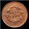 Image 3 : ***Auction Highlight*** 1810 C-1 Classic Head half cent 1/2c Graded xf+ BY USCG (fc)