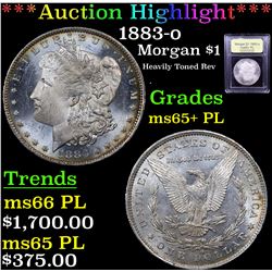 ***Auction Highlight*** 1883-o Morgan Dollar $1 Graded GEM+ PL By USCG (fc)