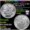 Image 1 : ***Auction Highlight*** 1890-o Vam 11 R5 Morgan Dollar $1 Graded GEM+ Unc By USCG (fc)