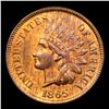 Image 2 : ***Auction Highlight*** 1865 FS-304 MPD Indian Cent 1c Graded Choice+ Unc RB By USCG (fc)