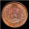 Image 3 : ***Auction Highlight*** 1865 FS-304 MPD Indian Cent 1c Graded Choice+ Unc RB By USCG (fc)