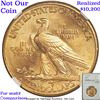 Image 9 : ***Auction Highlight*** 1915-s Gold Indian Eagle $10 Graded Select Unc BY USCG (fc)