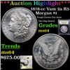 Image 1 : ***Auction Highlight*** 1878-cc Vam 2A R5 Morgan Dollar $1 Graded Choice Unc By USCG (fc)
