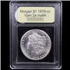 Image 4 : ***Auction Highlight*** 1878-cc Vam 2A R5 Morgan Dollar $1 Graded Choice Unc By USCG (fc)