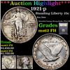 Image 1 : ***Auction Highlight*** 1921-p Standing Liberty Quarter 25c Graded Select Unc FH By USCG (fc)