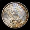 Image 3 : ***Auction Highlight*** 1897-p Rainbow Toned Barber Quarter 25c Graded GEM+ Unc By USCG (fc)