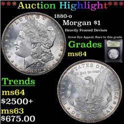 ***Auction Highlight*** 1880-o Morgan Dollar $1 Graded Choice Unc By USCG (fc)