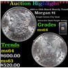 Image 1 : ***Auction Highlight*** 1882-cc GSA Hoard Heavily Toned Morgan Dollar $1 Grades Choice Unc (fc)