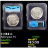 Image 1 : 1904-o Morgan Dollar $1 Graded ms63 By ICG