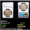 Image 1 : NGC 1921-s Morgan Dollar $1 Graded ms63 By NGC
