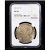 Image 2 : NGC 1921-s Morgan Dollar $1 Graded ms63 By NGC
