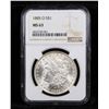 Image 2 : 1885-o Morgan Dollar $1 Graded ms63 By NGC