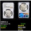 Image 1 : NGC 1885-o Morgan Dollar $1 Graded ms63 By NGC