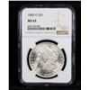 Image 2 : NGC 1885-o Morgan Dollar $1 Graded ms63 By NGC