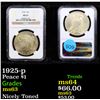 Image 1 : NGC 1925-p Peace Dollar $1 Graded ms63 By NGC
