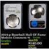 Image 1 : NGC 2014-p Baseball Hall Of Fame Modern Commem Dollar $1 Graded ms69 By NGC
