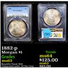 Image 1 : PCGS 1882-p Morgan Dollar $1 Graded ms63 By PCGS
