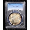 Image 2 : PCGS 1882-p Morgan Dollar $1 Graded ms63 By PCGS