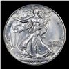 Image 2 : 1942-p Walking Liberty Half Dollar 50c Grades GEM+ Unc