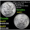 Image 1 : 1880-o vam 32 R5 Micro 'o' Morgan Dollar $1 Grades Select Unc