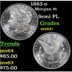 1883-o Morgan Dollar $1 Grades Select+ Unc