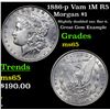 Image 1 : 1886-p Vam 1M R5 Morgan Dollar $1 Grades GEM Unc