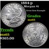 Image 1 : 1884-p Morgan Dollar $1 Grades GEM Unc