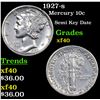 Image 1 : 1927-s Mercury Dime 10c Grades xf