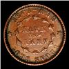 Image 3 : 1863 Liberty Cap F-630L-1A Civil War Token 1c Grades xf