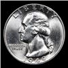 Image 2 : 1949-p Washington Quarter 25c Grades Choice Unc