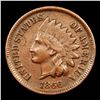 Image 2 : 1866 Indian Cent 1c Grades vf++