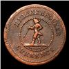 Image 2 : (1863) Knickerbocker Currency Civil War Token 1c Grades vf++