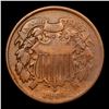 Image 2 : 1864 Two Cent Piece 2c Grades xf details