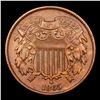 Image 2 : 1865 Two Cent Piece 2c Grades xf+