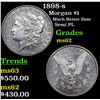Image 1 : 1898-s Morgan Dollar $1 Grades Select Unc