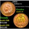 Image 1 : 1903 Indian Cent 1c Grades Select Unc RB