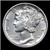 Image 2 : 1939-s Mercury Dime 10c Grades Select Unc