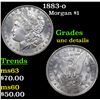 Image 1 : 1883-o Morgan Dollar $1 Grades Unc Details