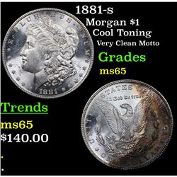1881-s Morgan Dollar $1 Grades GEM Unc