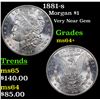 Image 1 : 1881-s Morgan Dollar $1 Grades Choice+ Unc