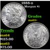 Image 1 : 1888-o Morgan Dollar $1 Grades Select+ Unc