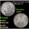 Image 1 : 1903-p Colorfully Toned Morgan Dollar $1 Grades Select+ Unc
