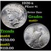 Image 1 : 1926-s Peace Dollar $1 Grades Select+ Unc