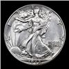 Image 2 : 1942-p Walking Liberty Half Dollar 50c Grades Select Unc