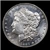Image 2 : 1887-p Morgan Dollar $1 Grades Choice Unc+ PL