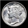 Image 2 : 1936-p Mercury Dime 10c Grades Choice+ Unc