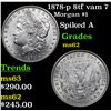 Image 1 : 1878-p 8tf vam 7 Morgan Dollar $1 Grades Select Unc