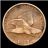 Image 2 : 1857 Flying Eagle Cent 1c Grades f+