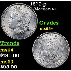 1879-p Morgan Dollar $1 Grades Select+ Unc