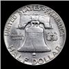 Image 3 : 1949-p Franklin Half Dollar 50c Grades Choice AU/BU Slider